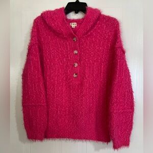 POL Chunky Knit Hooded Sweater